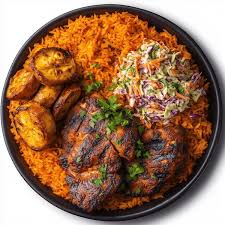 Jollof with Salad