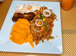Jollof with Moimoi